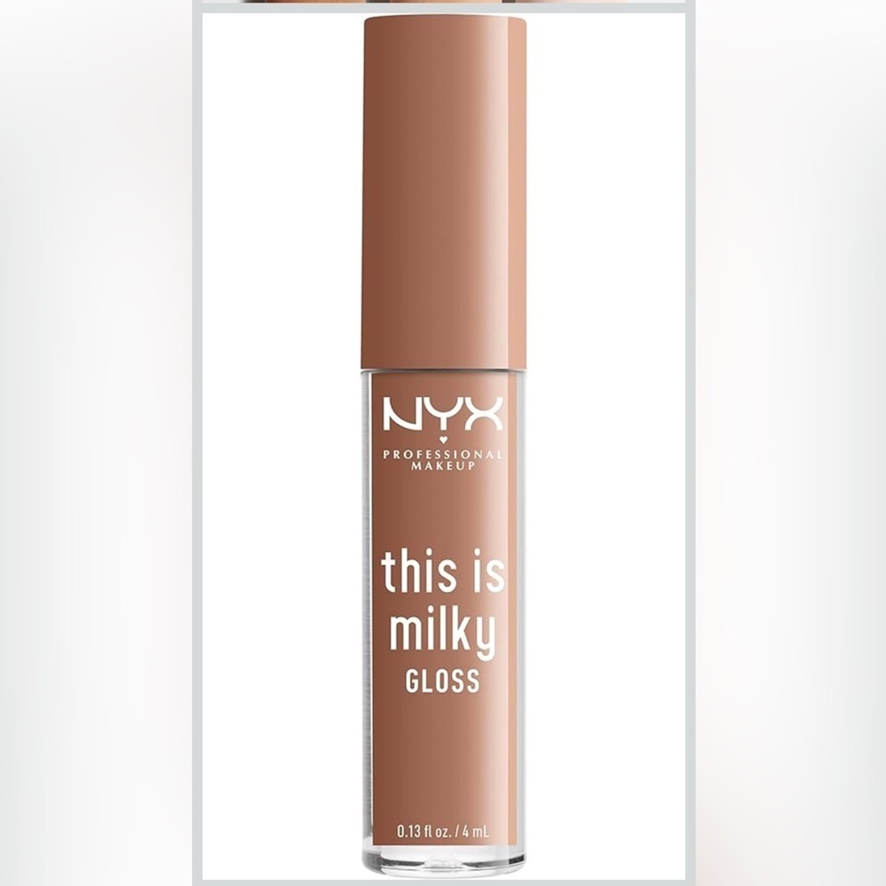 NYX This Is Milky Gloss, Vegan Lip Gloss, 12 Hour Hydration - Cookies and Milk